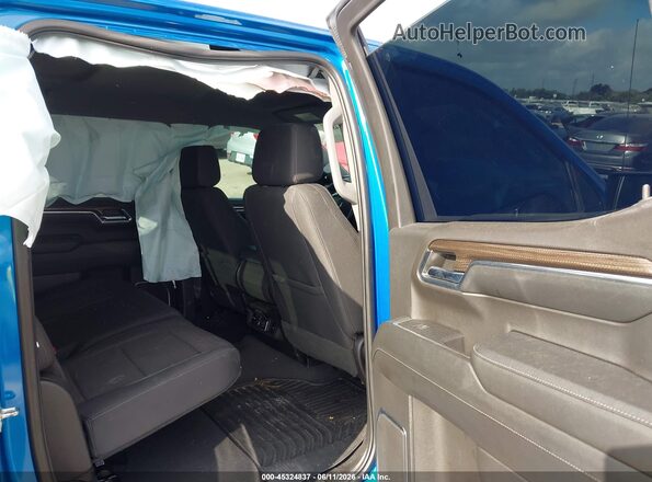 1GCPACED8RZ221802 2024 CHEVROLET SILVERADO Blue Vista de la etiqueta del VIN