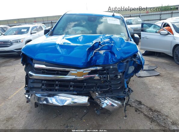 1GCPACED8RZ221802 2024 CHEVROLET SILVERADO Blue Vista del cuadro de instrumentos