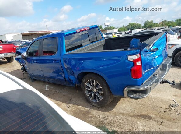 1GCPACED8RZ221802 2024 CHEVROLET SILVERADO Blue Vista interior de 360 grados
