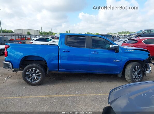 1GCPACED8RZ221802 2024 CHEVROLET SILVERADO Blue Vista interior trasera