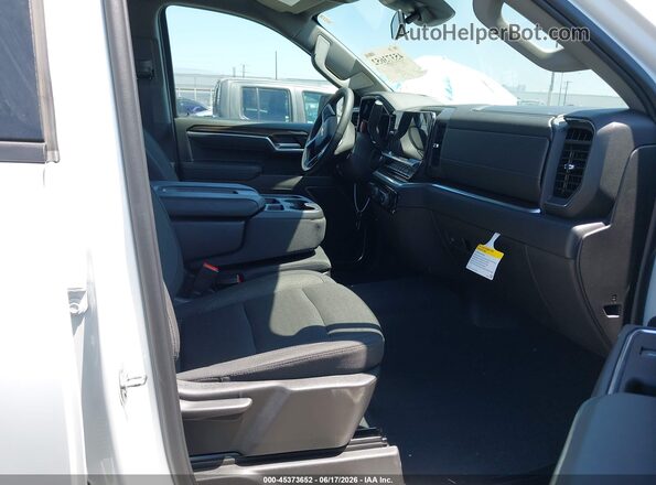 1GCPACEK1SZ261952 2025 CHEVROLET SILVERADO White Вид салону спереду