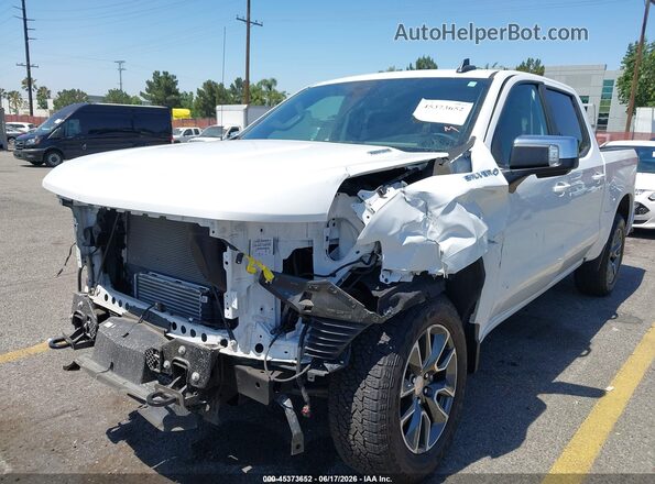 1GCPACEK1SZ261952 2025 CHEVROLET SILVERADO White Вид спереду