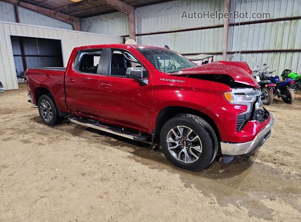 1GCPACEK2NZ503166 2022 CHEVROLET SILVERADO Red წინა მარჯვენა