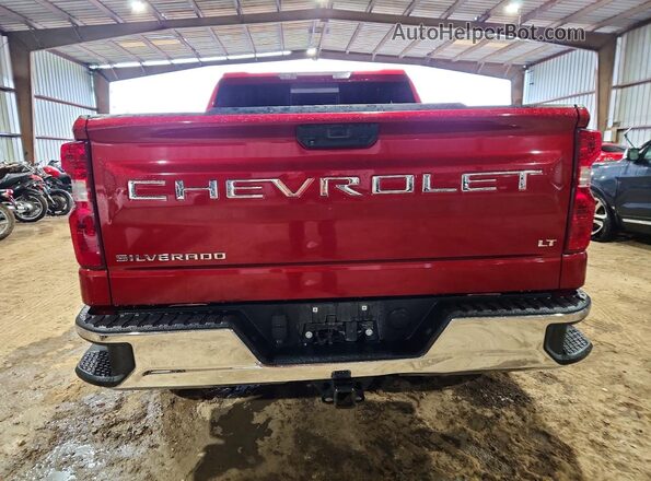 1GCPACEK2NZ503166 2022 CHEVROLET SILVERADO Red უკანა ხედი