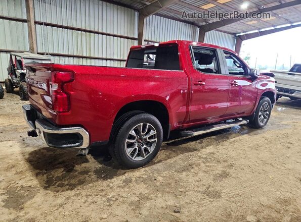 1GCPACEK2NZ503166 2022 CHEVROLET SILVERADO Red უკანა მარჯვენა