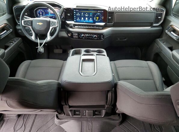 1GCPACEK4RZ310037 2024 CHEVROLET SILVERADO Silver უკანა სავარძლების ხედი