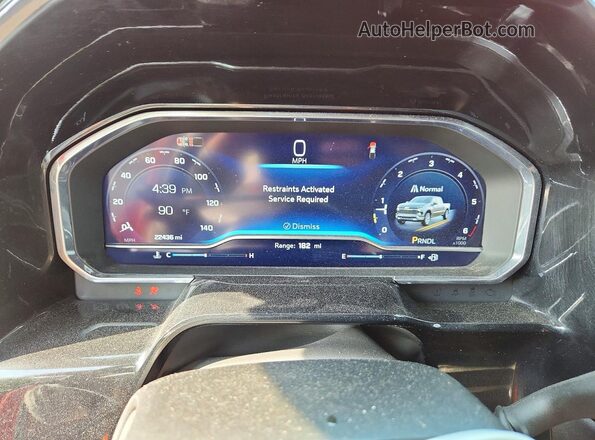 1GCPACEK5RZ245411 2024 CHEVROLET SILVERADO Красный Вид щитка приборов