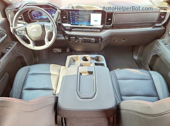1GCPACEK5RZ245411 2024 CHEVROLET SILVERADO Красный Вид панели приборов