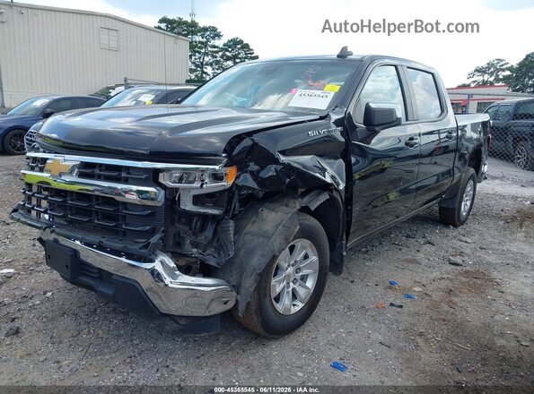 1GCPACEKXNZ529255 2022 CHEVROLET SILVERADO Black Vista tres cuartos delantera izquierda