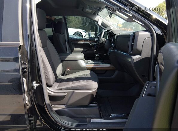 1GCPADE80RZ310840 2024 CHEVROLET SILVERADO Black Widok wnętrza z przodu