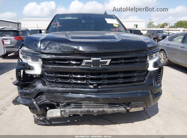 1GCPADE80RZ310840 2024 CHEVROLET SILVERADO Black Widok z przodu