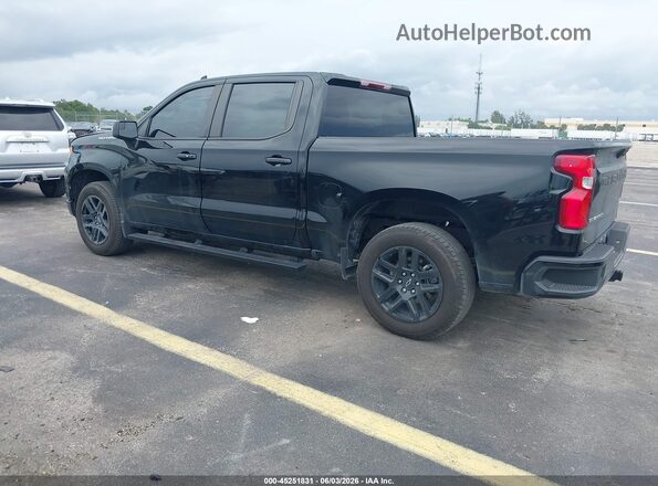 1GCPADE8XSZ124518 2025 CHEVROLET SILVERADO Черный Задняя левая четверть