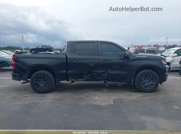 1GCPADE8XSZ124518 2025 CHEVROLET SILVERADO Черный Панорамный вид салона 360°