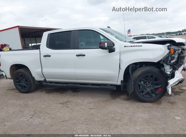1GCPADEDXSZ228942 2025 CHEVROLET SILVERADO White Սալոնի հետևի տեսք