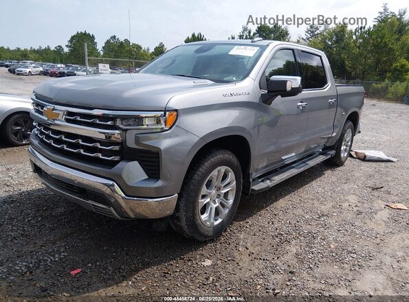 1GCPAEE8XRZ136779 2024 CHEVROLET SILVERADO Gray Vista tres cuartos delantera izquierda