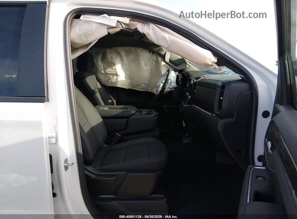 1GCPAWEK9TZ237482 2026 CHEVROLET SILVERADO White Widok wnętrza z przodu