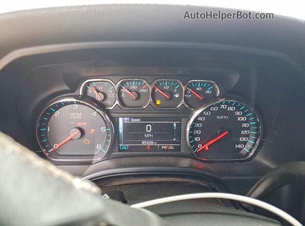 1GCPCREC1JF215592 2018 CHEVROLET SILVERADO Gray Instrument cluster view