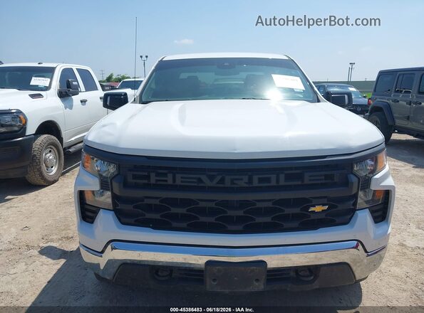 1GCPDAEK7PZ310722 2023 CHEVROLET SILVERADO White Вид спереду
