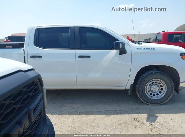 1GCPDAEK7PZ310722 2023 CHEVROLET SILVERADO White Вид щитка приладів