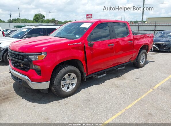 1GCPDAEK9PZ165103 2023 CHEVROLET SILVERADO Red Przód lewy
