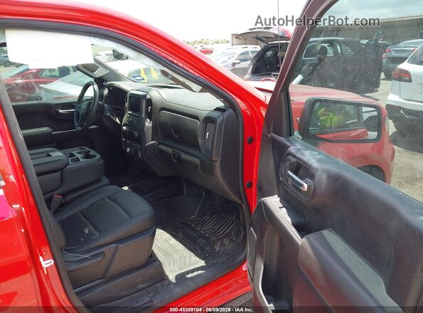 1GCPDAEK9PZ165103 2023 CHEVROLET SILVERADO Red Widok wnętrza z przodu