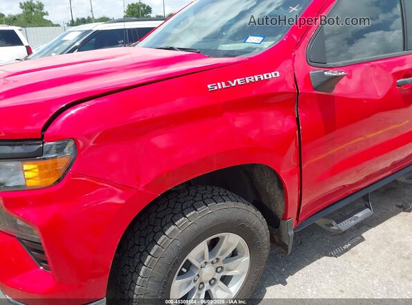 1GCPDAEK9PZ165103 2023 CHEVROLET SILVERADO Red Widok z przodu