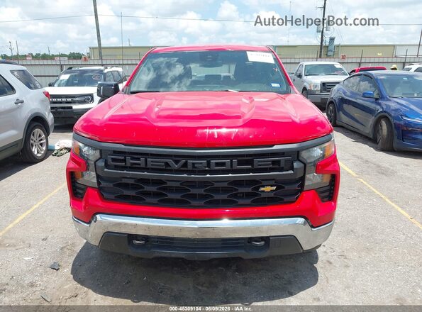 1GCPDAEK9PZ165103 2023 CHEVROLET SILVERADO Red Widok deski rozdzielczej