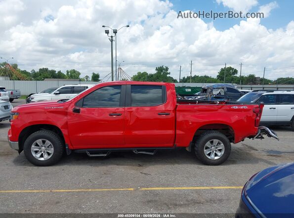 1GCPDAEK9PZ165103 2023 CHEVROLET SILVERADO Red Widok wnętrza z tyłu
