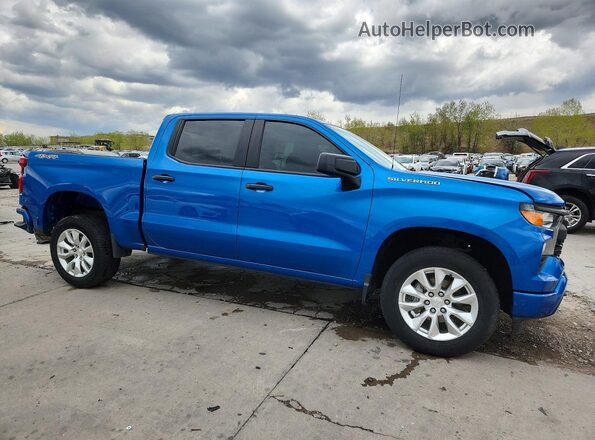 1GCPDBEK0RZ221731 2024 CHEVROLET SILVERADO Blue Delantero derecho