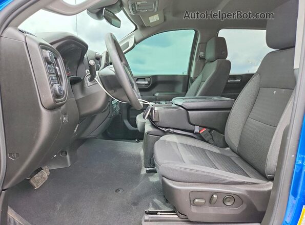 1GCPDBEK0RZ221731 2024 CHEVROLET SILVERADO Blue Vista interior delantera