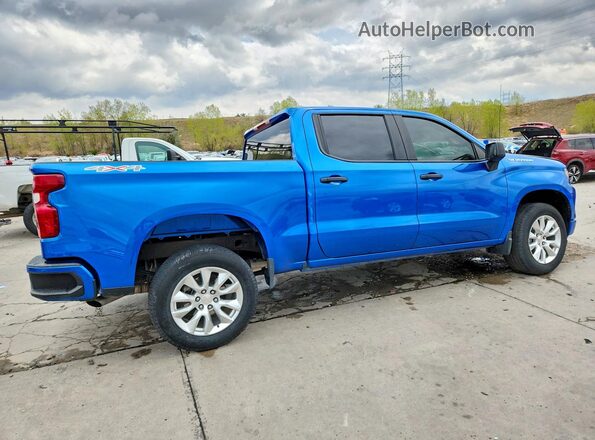 1GCPDBEK0RZ221731 2024 CHEVROLET SILVERADO Blue Trasero derecho