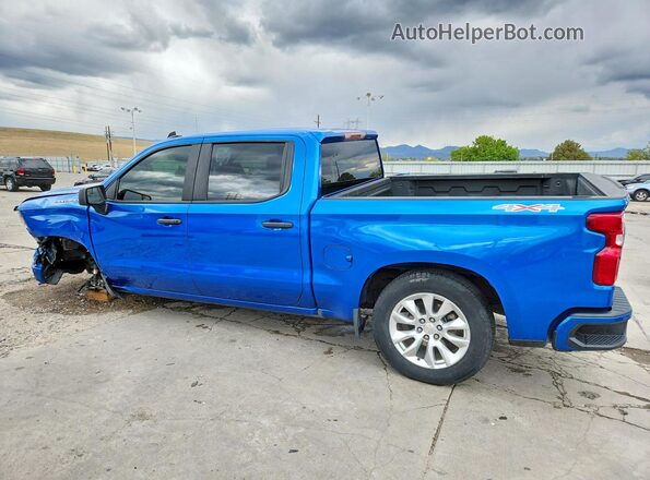 1GCPDBEK0RZ221731 2024 CHEVROLET SILVERADO Blue Trasero izquierdo