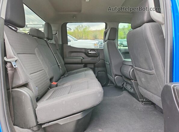 1GCPDBEK0RZ221731 2024 CHEVROLET SILVERADO Blue Vista de los asientos traseros