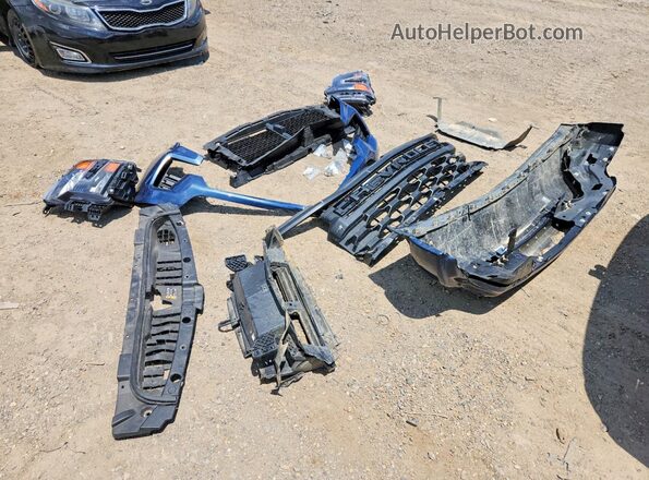 1GCPDBEK1RZ318324 2024 CHEVROLET SILVERADO Blue Widok komory silnika