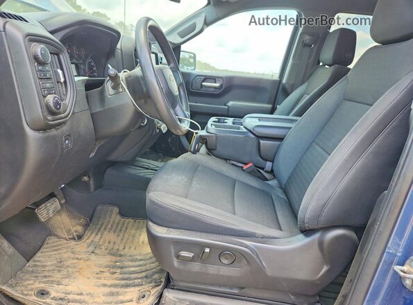 1GCPDBEK1RZ318324 2024 CHEVROLET SILVERADO Blue Widok wnętrza z przodu