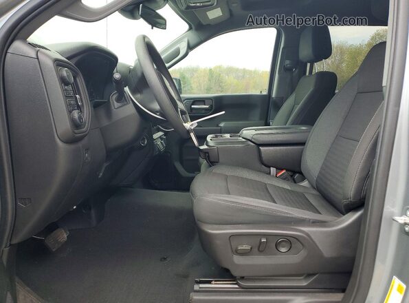 1GCPDBEK3RZ234358 2024 CHEVROLET SILVERADO Gray წინა სალონის ხედი