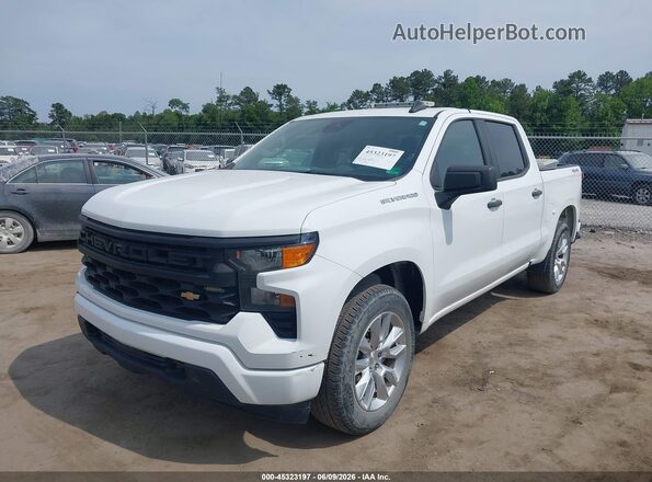 1GCPDBEK4NZ574886 2022 CHEVROLET SILVERADO White Передня ліва чверть
