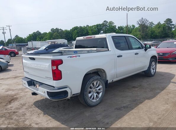 1GCPDBEK4NZ574886 2022 CHEVROLET SILVERADO White Задня права чверть