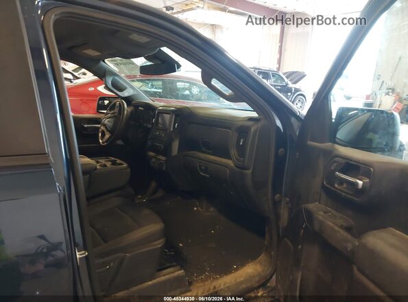 1GCPDBEK4NZ606641 2022 CHEVROLET SILVERADO Dark Blue Вид салону спереду