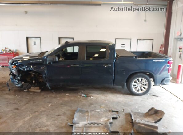 1GCPDBEK4NZ606641 2022 CHEVROLET SILVERADO Dark Blue Панорамний вид салону 360°