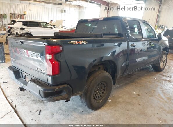 1GCPDBEK4NZ606641 2022 CHEVROLET SILVERADO Dark Blue Задня права чверть
