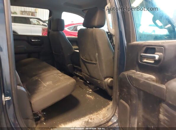 1GCPDBEK4NZ606641 2022 CHEVROLET SILVERADO Dark Blue Вид наклейки з VIN-кодом