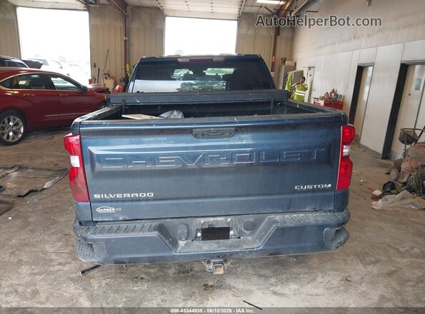 1GCPDBEK4NZ606641 2022 CHEVROLET SILVERADO Dark Blue 