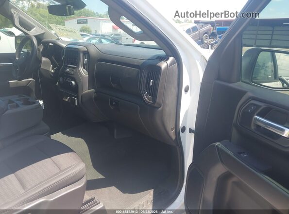 1GCPDBEK4NZ630079 2022 CHEVROLET SILVERADO White Вид салону спереду