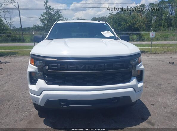 1GCPDBEK4NZ630079 2022 CHEVROLET SILVERADO White Вид щитка приладів