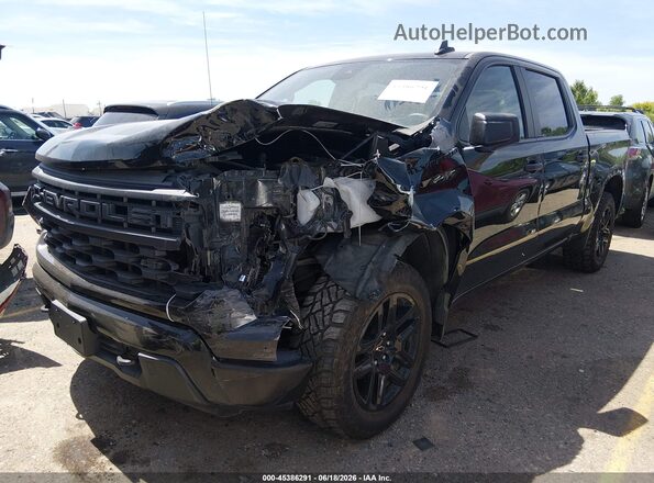 1GCPDBEK6RZ216212 2024 CHEVROLET SILVERADO Black Vista tres cuartos delantera izquierda