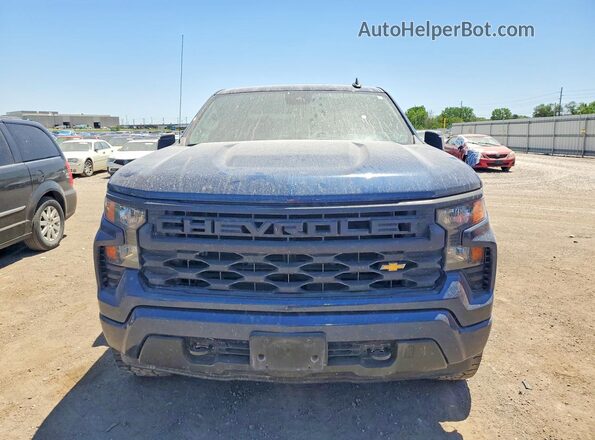 1GCPDBEK8NZ506333 2022 CHEVROLET SILVERADO Blue წინა ხედი