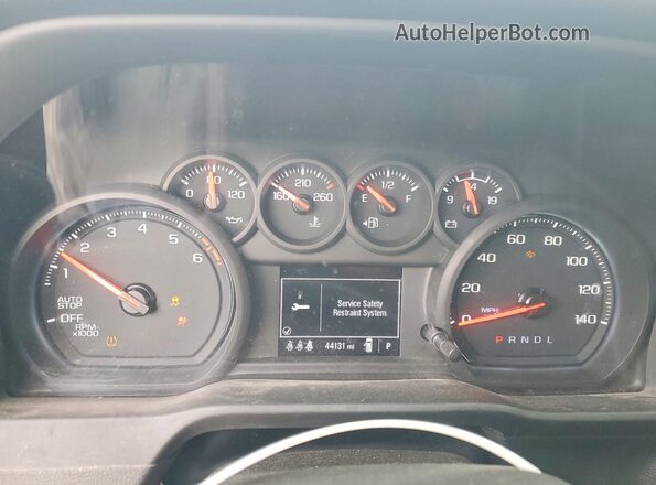 1GCPDBEK8RZ259336 2024 CHEVROLET SILVERADO Black Вид щитка приладів
