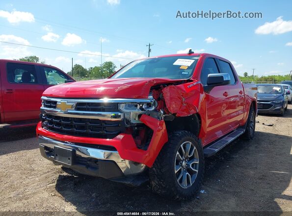 1GCPDDEK8NZ593176 2022 CHEVROLET SILVERADO Red Vista tres cuartos delantera izquierda