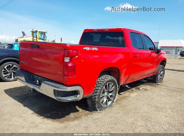 1GCPDDEK8NZ593176 2022 CHEVROLET SILVERADO Red Trasero derecho